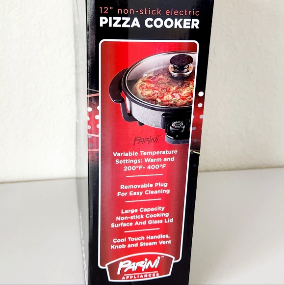 Parini 12" Non-Stick Electric Pizza Cooker - Picture 5 of 6